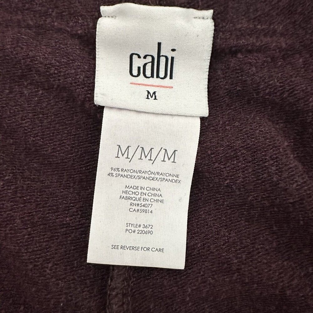 Cabi Skirted Legging Womens Medium Red 3672 Stretch Midrise Modest M'Legging - Picture 7 of 13